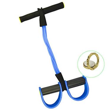 Imagem de Extensor Elástico para Exercícios Pedal Azul + Suporte Celular CBRN14675
