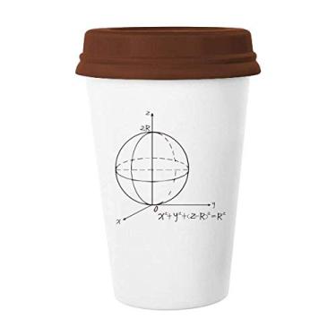 Imagem de Caneca de cerâmica com equação de esfera matemática Kowledge vidro bebendo cerâmica copo