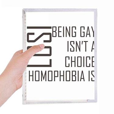 Imagem de Caderno com frase Don't Let Others Ride Your Back com folhas soltas e diário recarregável