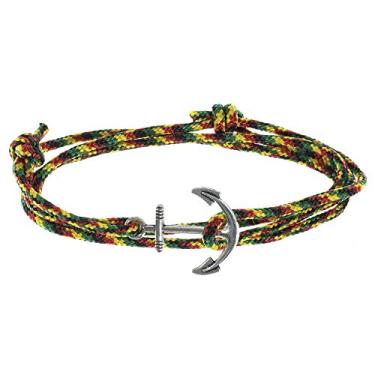 Imagem de West Coast Paracord — Pulseiras femininas ajustáveis com âncora náutica e anzol – Feito de corda de nylon