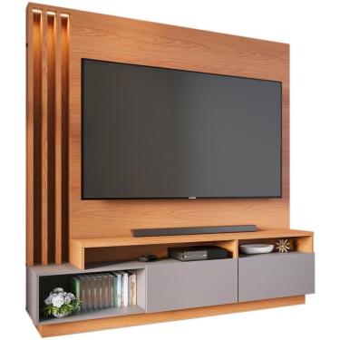 Imagem de Estante Home Para Tv 75 Polegadas Humaita Freijo Cinza Clb Freijo Cinza
