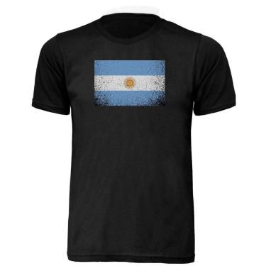 Imagem de Camisa T-shirt Argentina Bandeira Unissex Adulta-Unissex