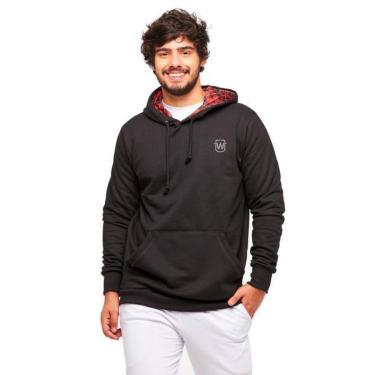 Imagem de BLUSA DE MOLETOM WOOKS MASCULINO CANGURU HIGH QUALIT WJ2-PRETO-GG-Masculino