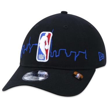 Imagem de BONE 9TWENTY NBA LOGOMAN TIP-OFF ABA CURVA ABA CURVA STRAPBACK PRETO NEW ERA-Masculino