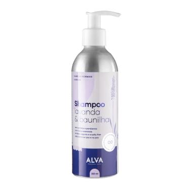 Imagem de Shampoo Cabelos Normais e Secos Lavanda e Baunilha Alva 250ml