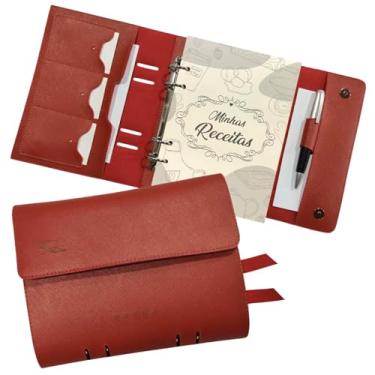 Imagem de Minhas Receitas 154-R Personalizada Raffai Couros