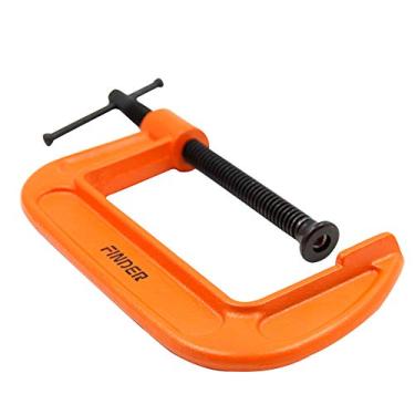 Imagem de Grampo Pesado Superior Do Parafuso Da Mão Do Tipo G, Braçadeira Durável Do Parafuso Da Mão Do Metal Com Haste Do Aço Carbono Para O Aperto Forte(1 Inch)