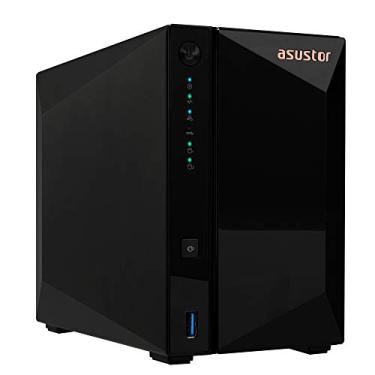 Imagem de Asustor Drivestor 2 Pro AS3302T - 2 Bahías Servidor NAS, CPU Quad Core 1,4 GHz, 2 GB DDR4, Carcasa de Almacenamiento en Red (Sin Disco)
