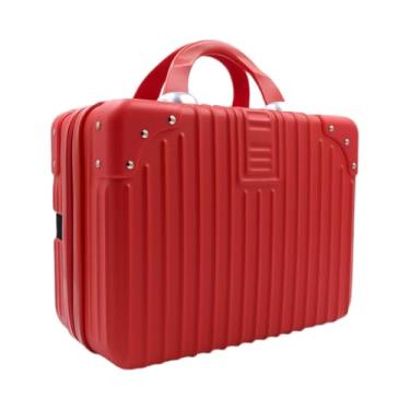 Imagem de Maleta Frasqueira De Mão Em Abs Viagem Reforçada HZX-14 (Vermelho)