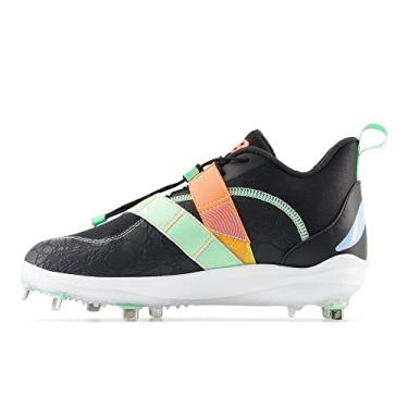 Imagem de New Balance FuelCell Lindor V2 Metal Baseball Tênis masculino, Preto/Libélula Neon/Jade Elétrico, 5