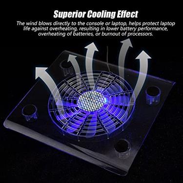 Imagem de Almofada de Resfriamento para Laptop PS3 Suporte Refrigerador Ultra Silencioso Com Luzes LED RGB Suporte de Resfriamento Leve para Jogos Base de Resfriamento para Suporte