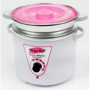 Imagem de Panela Termocera para depilação Standard 900g Bivolt Com Refil Branca 