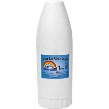 Imagem de Kit 3 Porta Litrão Garrafa Isopor Camisinha Cerveja 1L Isoterm