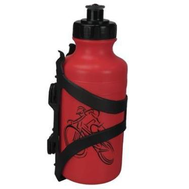 Imagem de Garrafa de água Caramanhola Plástico 500ml com Suporte - SPEC, Vermelh