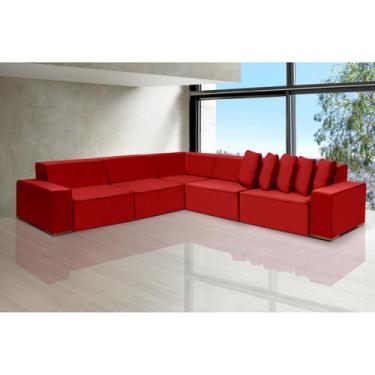 Imagem de Sofá Dubai 3.32x3.32m de Canto Retrátil - Sofisticato, verme