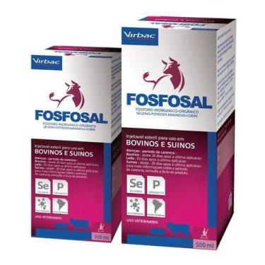 Imagem de Fosfosal Virbac 500ml Para Deficiência Vitamínica De Bovinos