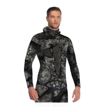 Imagem de Jaqueta 3 Mm de Roupa de Neoprene, 2 Peças, Black Stone, 176-182 Cm, 74-84 Kg, L/4, [We083G4], Omer