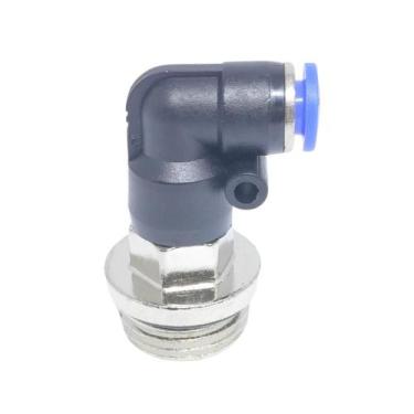 Imagem de Conexão Pneumática Engate Rápido Cotovelo 06mm X 1/2'' - BRP