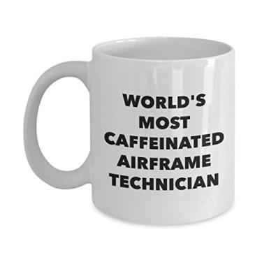 Imagem de Caneca Técnica de Airframe World's Most Caffeinated – Chá Divertido Cacau – Ideia de Presente de Aniversário e Natal