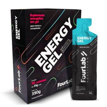 Imagem de Energy Gel FourLab 35g (Sache) Agua de Coco- 1display-10un Carbogel en