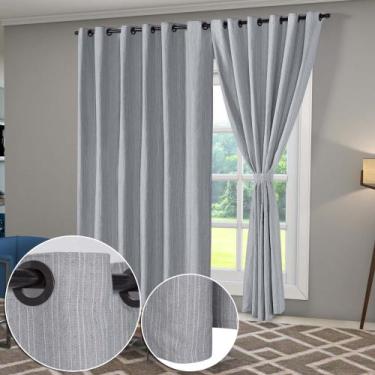 Imagem de Cortina castele 3,00m x 2,50m - Paulo Cesar, Cinza