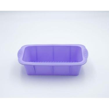 Imagem de Forma de Silicone Retangular Assadeira  - wincy, Lavanda