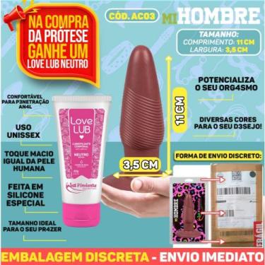 Imagem de Plug que imita consolo perfeito para estimulação - com 11cm por 3,5cm 