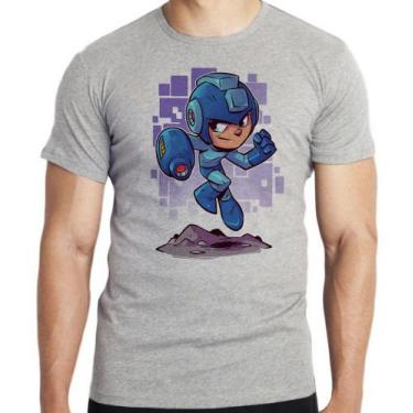 Imagem de Camiseta Mega Man Blusa criança infantil juvenil adulto camisa todos t