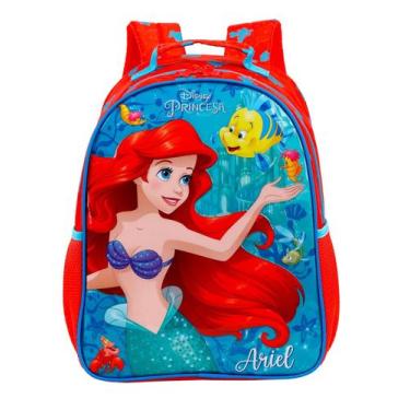 Imagem de Mochila de Costas Escolar Ariel Pequena Sereia  - Clio