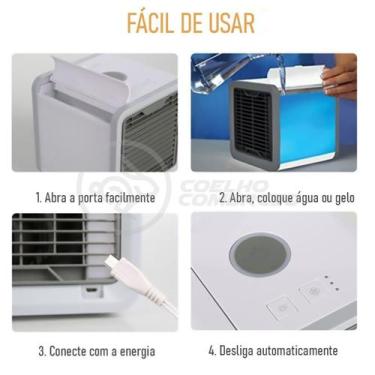 Imagem de Mini Ar Condicionado Portátil Arctic Air Cooler 3 Velocidade - DRAIK