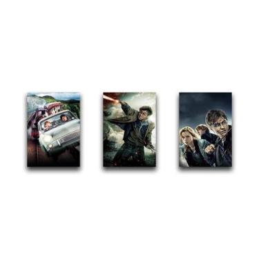 Imagem de Kit 3 Placas Decorativas Harry Potter Personagens Mdf - To You Yoda, M