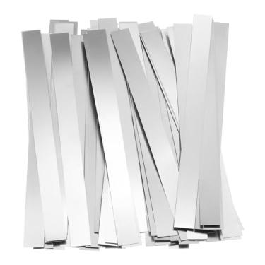 Imagem de HARFINGTON 100 tiras de níquel puro 0,1 x 8 x 100 mm 99,6% níquel sólido tiras de níquel puro para baterias de lítio, torneira de solda de níquel para bateria de célula, soldagem a ponto e solda
