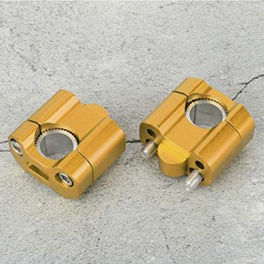 Imagem de Grampos de Montagem para Guidão de Motocicleta, Adaptador Riser, Liga de Alumínio Cnc, Preto, Vermelho, Dourado, 28mm, 22mm, 1, 1, 0,87 pol. (Ouro)