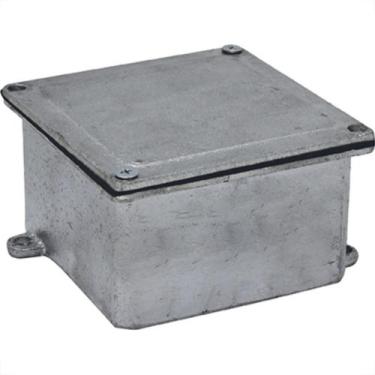 Imagem de Caixa Passagem Aluminio Natural 15X15X10 Acp