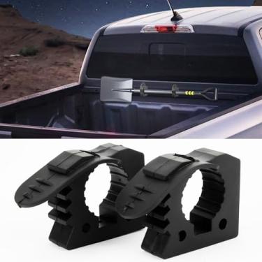 Imagem de PSLER Braçadeiras de borracha de liberação rápida, suporte de machado de pá para caminhonete, rack de teto, reboque, veículo off-road, UTV, universal para ferramentas de diâmetro de 3,5 a 3,5 cm, 2