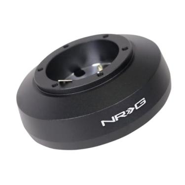 Imagem de NRG Innovations NRG-SRK-163H Adaptador de cubo curto de liberação rápida para volante com parafusos de montagem, trava de cubo curto rápido 6 x 70 mm