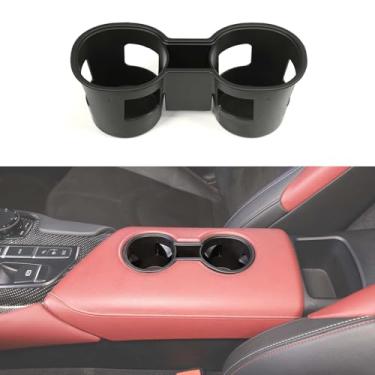 Imagem de Suporte de copo para console central compatível com Toyota Supra GR A90 A91 MK5 2019-2024, suporte de copo para console de câmbio de marchas, acessórios de capa protetora