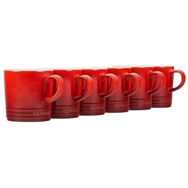 Imagem de Le Creuset Conjunto de 6 canecas London, 340 g cada, cereja
