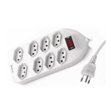 Imagem de Filtro de Linha Multilaser com 8 Tomadas 1,5M Pra Eletronico