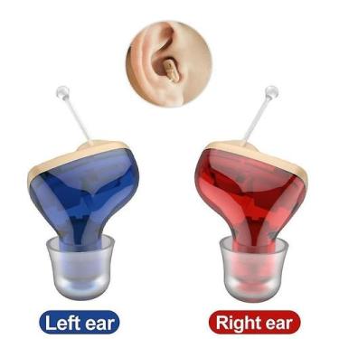Imagem de Aparelhos auditivos Wokex Fairy N127 CIC Mini Invisible Blue Red Pa