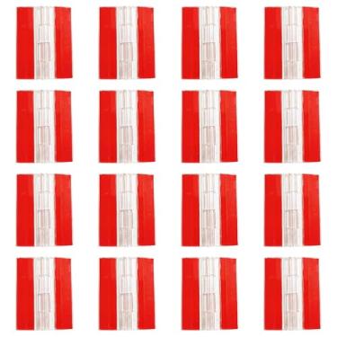 Imagem de Dobradiças de acrílico de plástico transparente, dobradiças dobráveis contínuas de piano, dobradiça de plástico transparente autoadesiva, para artesanato, armário, gaveta, móveis, tampa de aquário