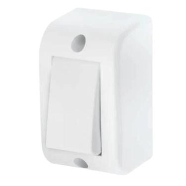 Imagem de Interruptor 1 Tecla Simples 16A/250v Sobrepor Ref 2541 Fame