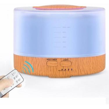 Imagem de Difusor Umidificador De Aroma Elétrico 500ml Com Controle - Mtg-017
