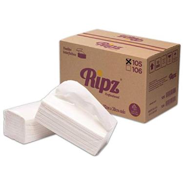 Imagem de Papel Toalha Interfolha Ripz - Folhas Duplas - Caixa com 2000 Folhas – 32g, Ripz