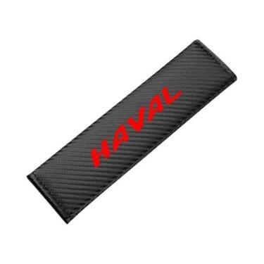 Imagem de Almofadas de Ombro para Cinto de Segurança (Couro Carbono) - Haval H6,