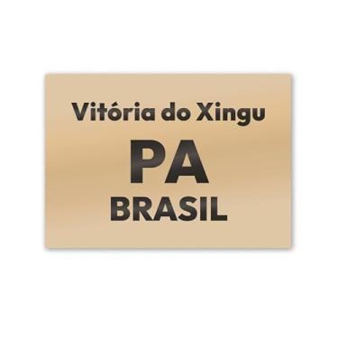 Imagem de Imã de Geladeira Vitória do Xingu Pará MDF 8x5 para Viagem