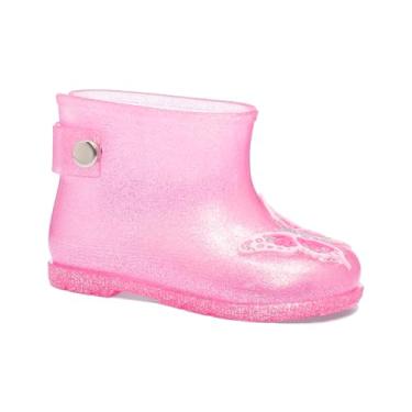 Imagem de Bota Galocha Infantil Menina Funfy Kids Borboleta 001A (Rosa, BR, Criança de 1 a 3 anos, Numérico, 24)
