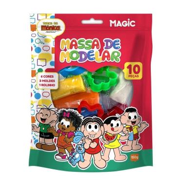 Imagem de Turma da Monica Massa de Modelar 6 Cores - Ciranda Cultural