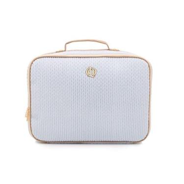 Imagem de Mala Maternidade Lequiqui Chevron - Azul