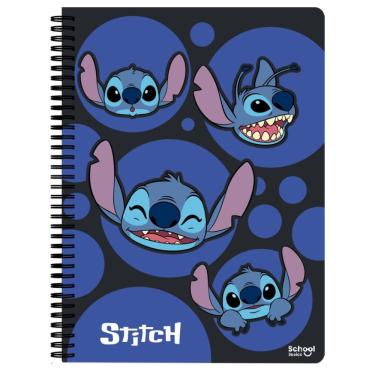 Imagem de Caderno Universitário 10 Matérias 160 Folhas Stitch - School Basics